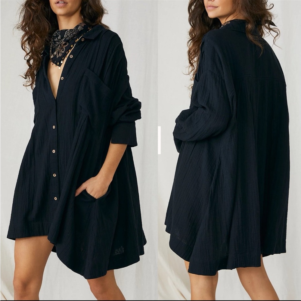 FREE PEOPLE The Voyanger Shirt Dress